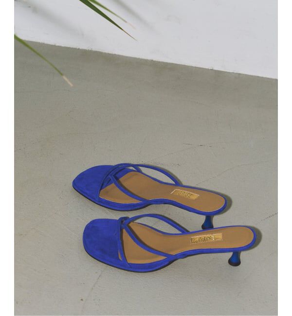 GRISE「《予約》GRISE4.5cmレザーナロートングミュールサンダル」|サンダル|