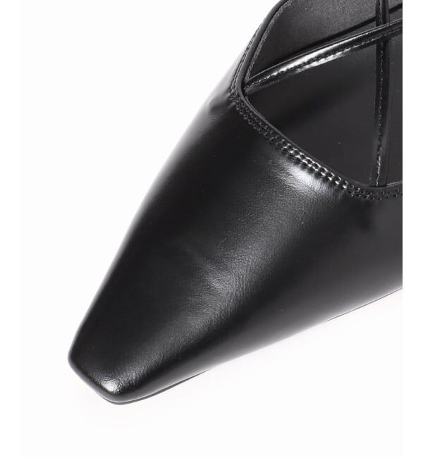  「《予約》3.5cmクロスコードスリングバック」|パンプス|