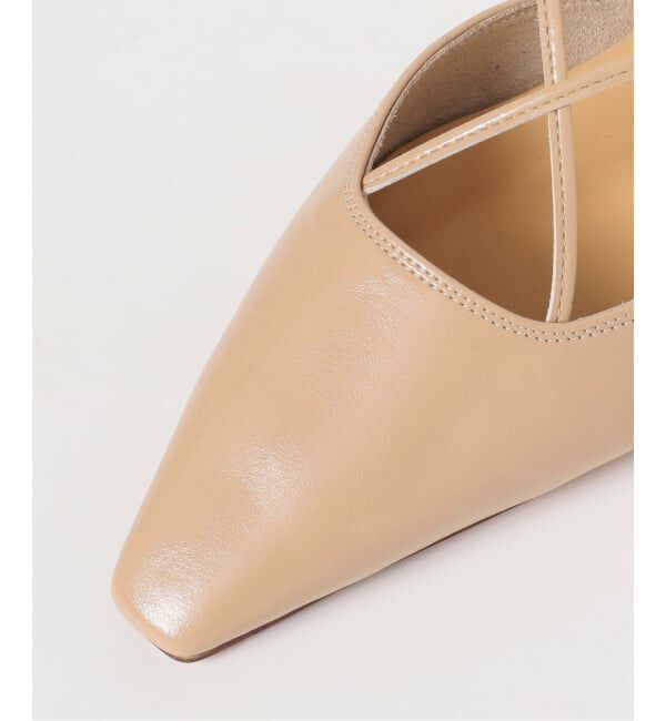  「《予約》3.5cmクロスコードスリングバック」|パンプス|