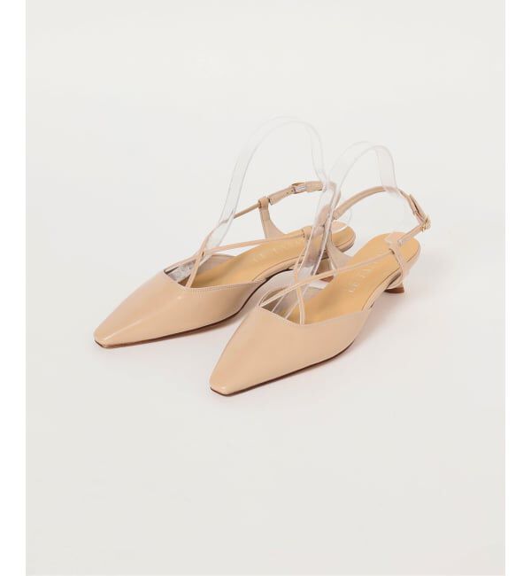  「《予約》3.5cmクロスコードスリングバック」|パンプス|