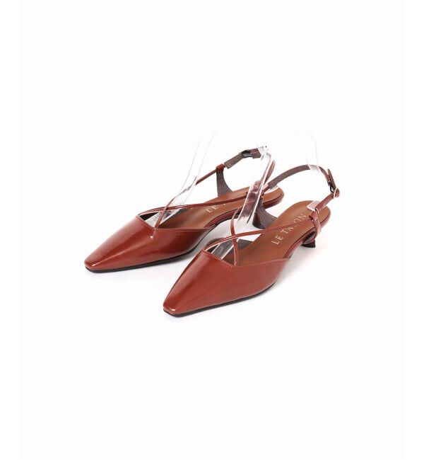  「《予約》3.5cmクロスコードスリングバック」|パンプス|