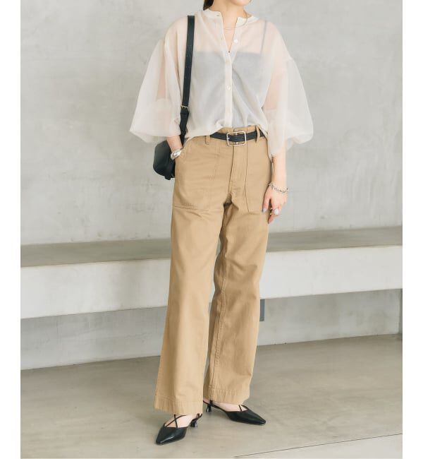  「《予約》3.5cmクロスコードスリングバック」|パンプス|