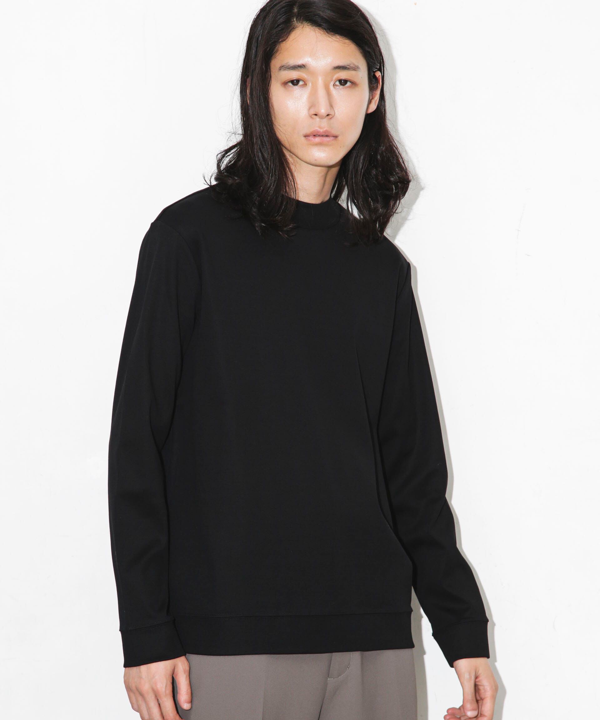 nano･universe「「FORMAL JERSEY」モックネックカットソー長袖」|Tシャツ・カットソー|