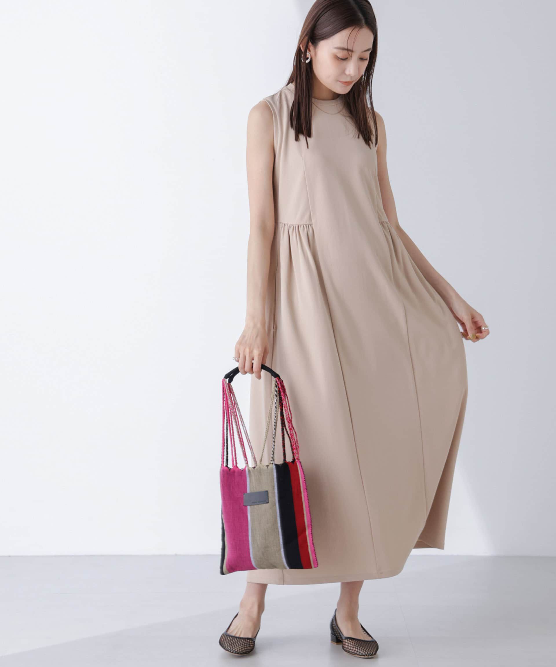 nano･universe「ギャザーコクーンカットワンピース」|ワンピース|