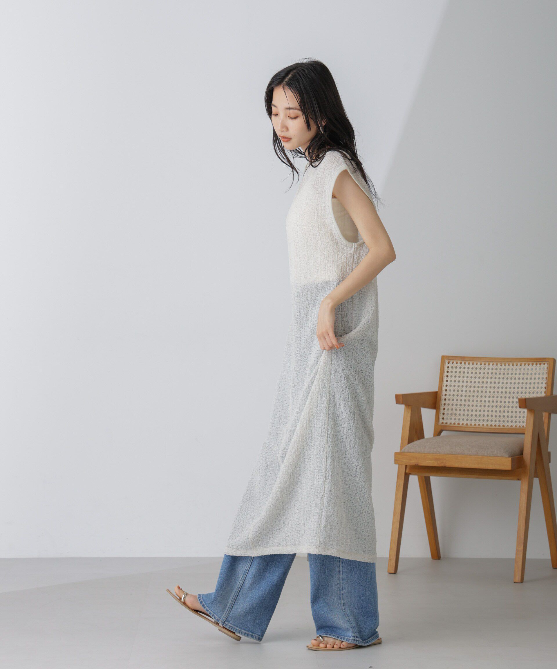 nano･universe「シアーサッカーワンピース」|ワンピース|