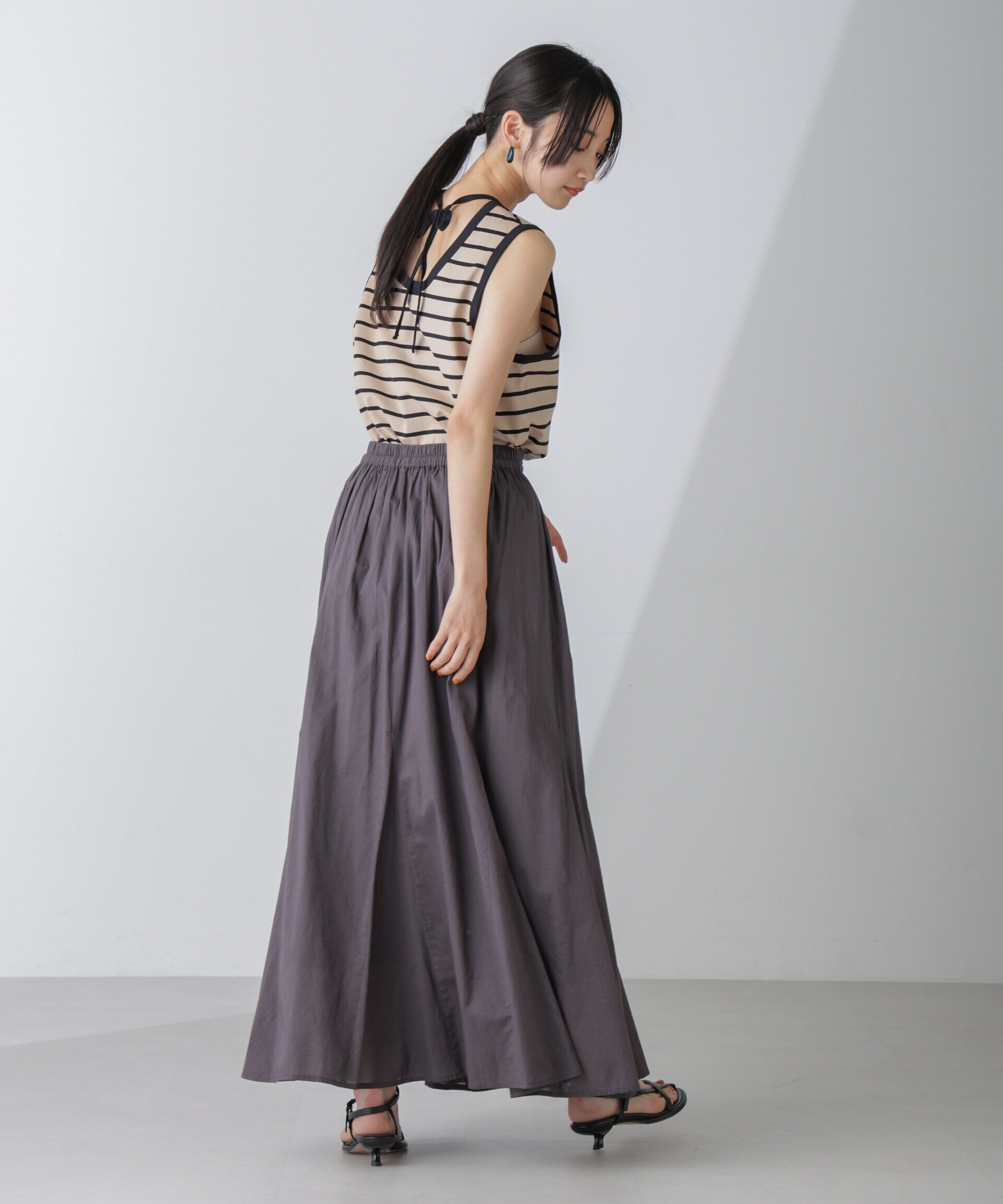 nano･universe「ホルターネックノースリーブプルオーバー」|Tシャツ・カットソー|