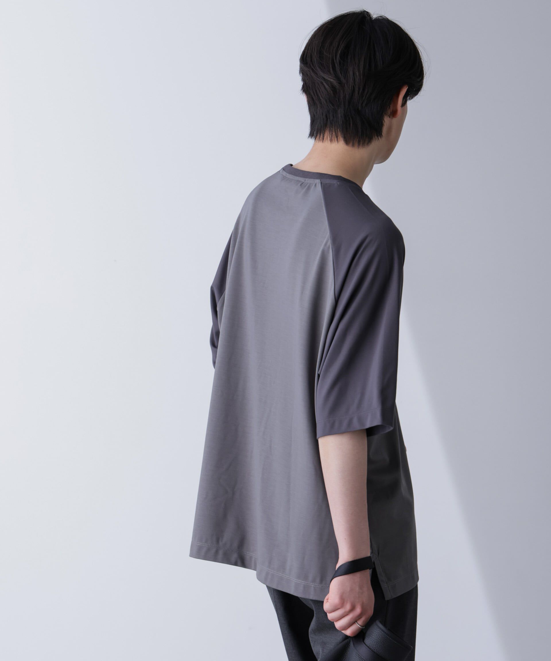 nano･universe「ワイドシルエットラグランTシャツ 半袖」|Tシャツ・カットソー|