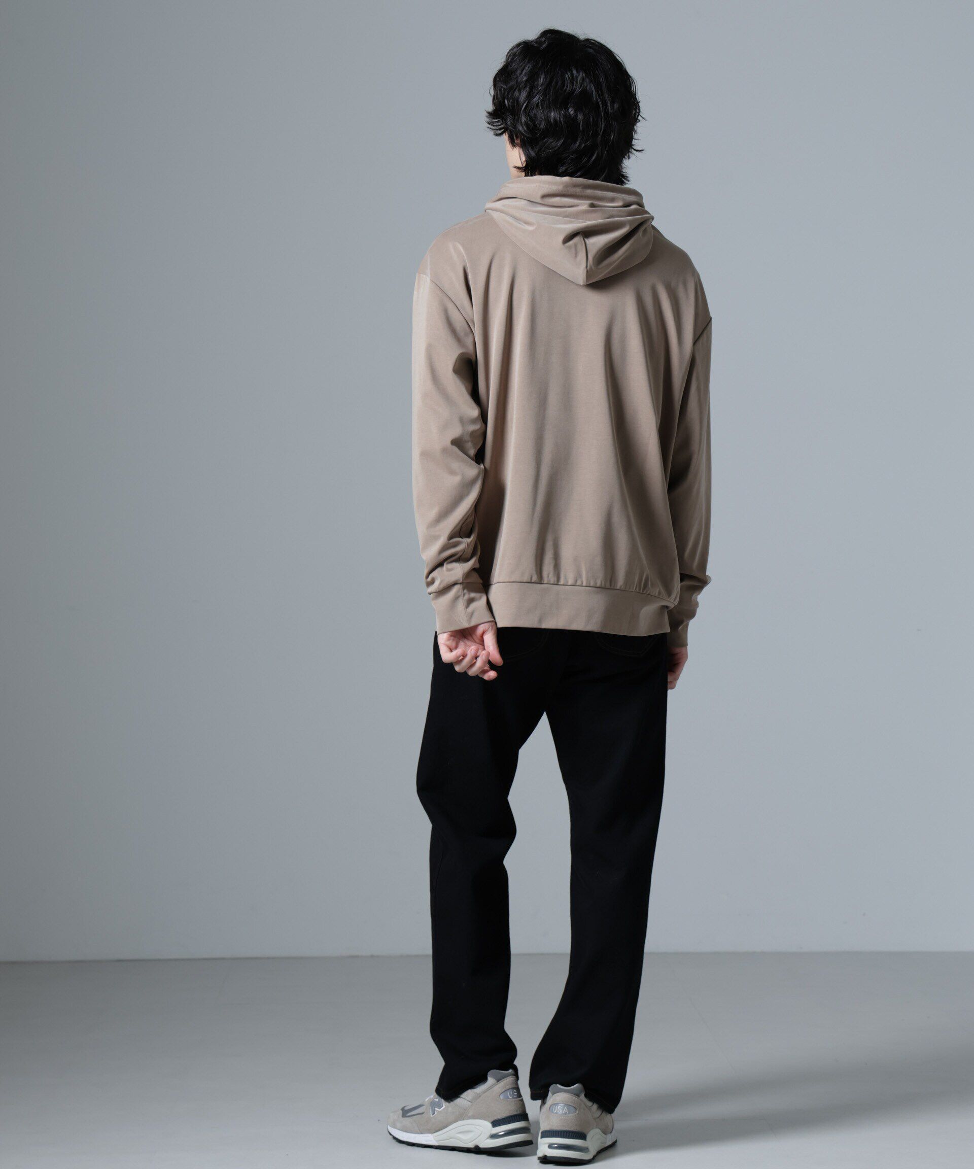 nano･universe「ヌバックライクスムースプルオーバーパーカー」|Tシャツ・カットソー|