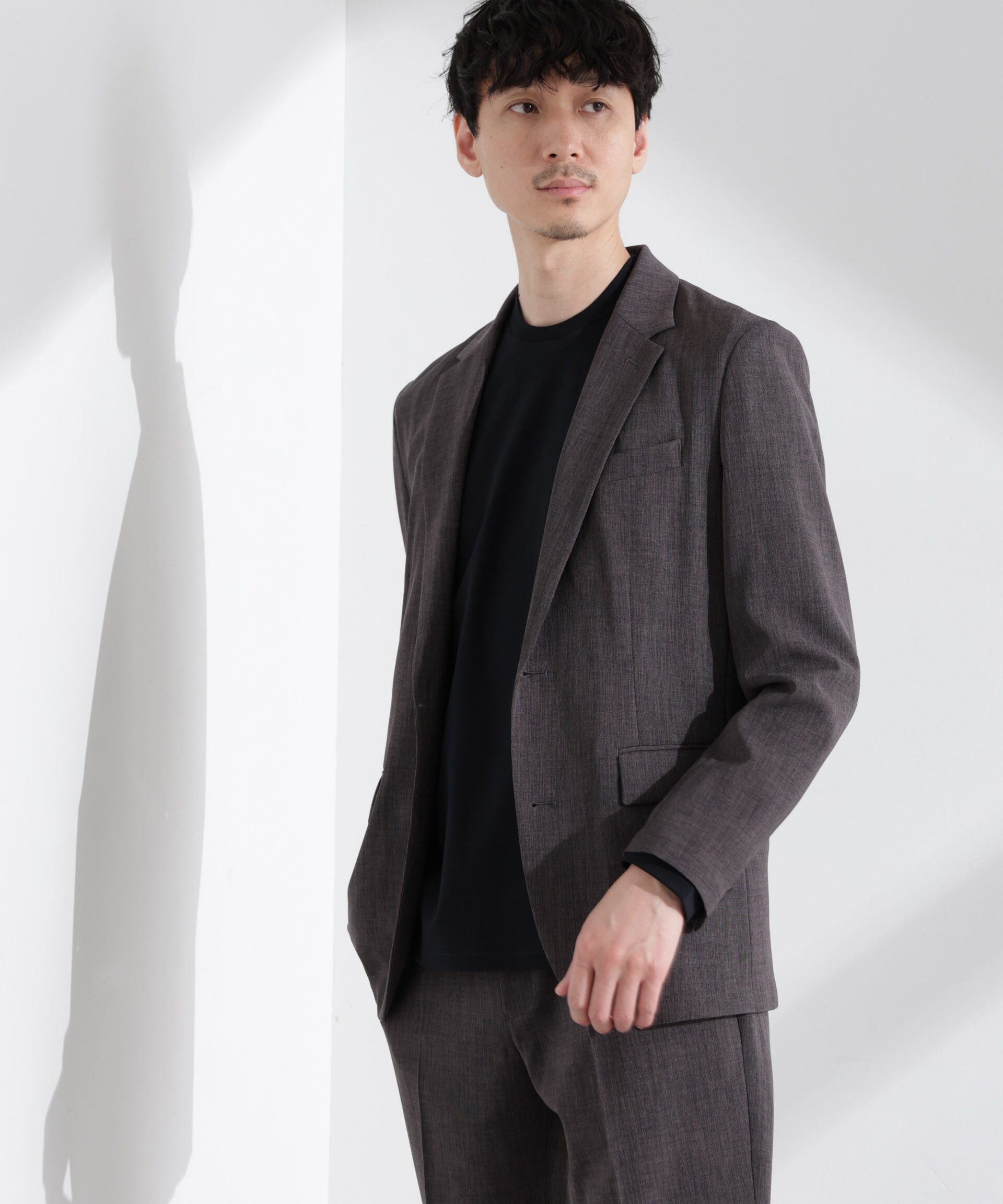 nano･universe「「Damerino」ドビークロスストレッチセットアップ」|スーツ|