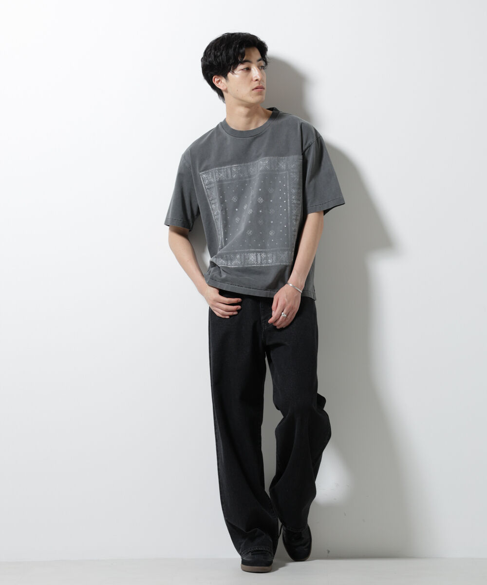 nano･universe「ピグメントクラフトTシャツ 半袖」|Tシャツ・カットソー|