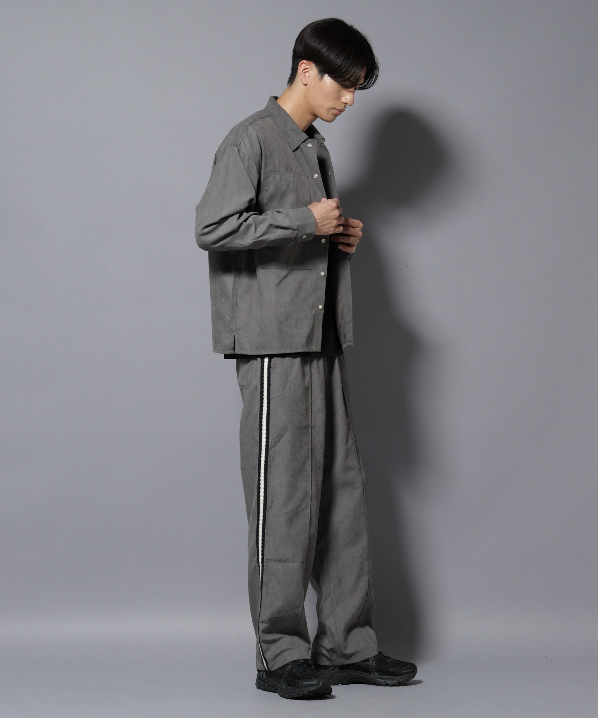 nano･universe「NORMANBROS別注 トラックパンツ」|チノ|