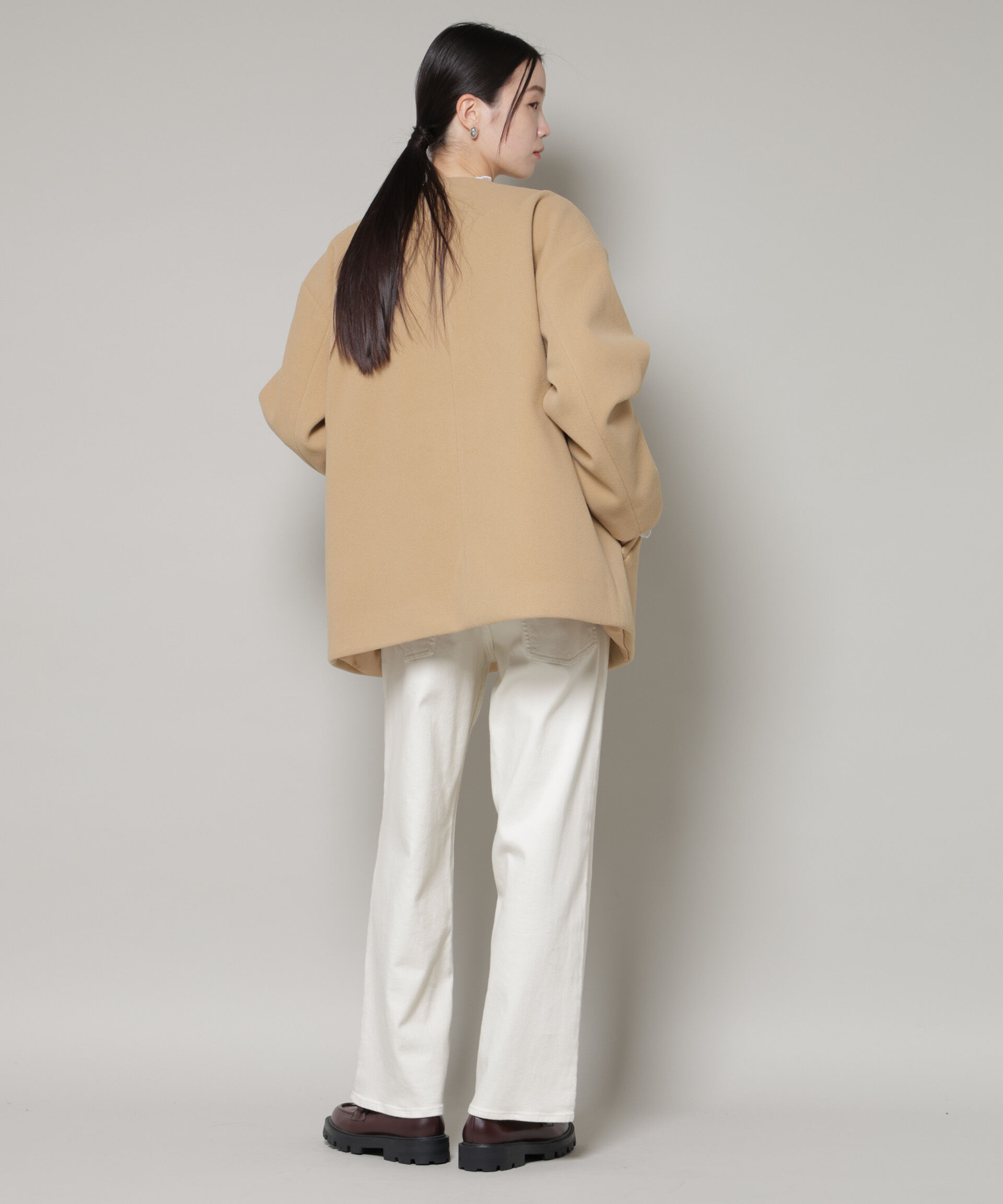 nano･universe「ノーカラーミドルコート」|その他|