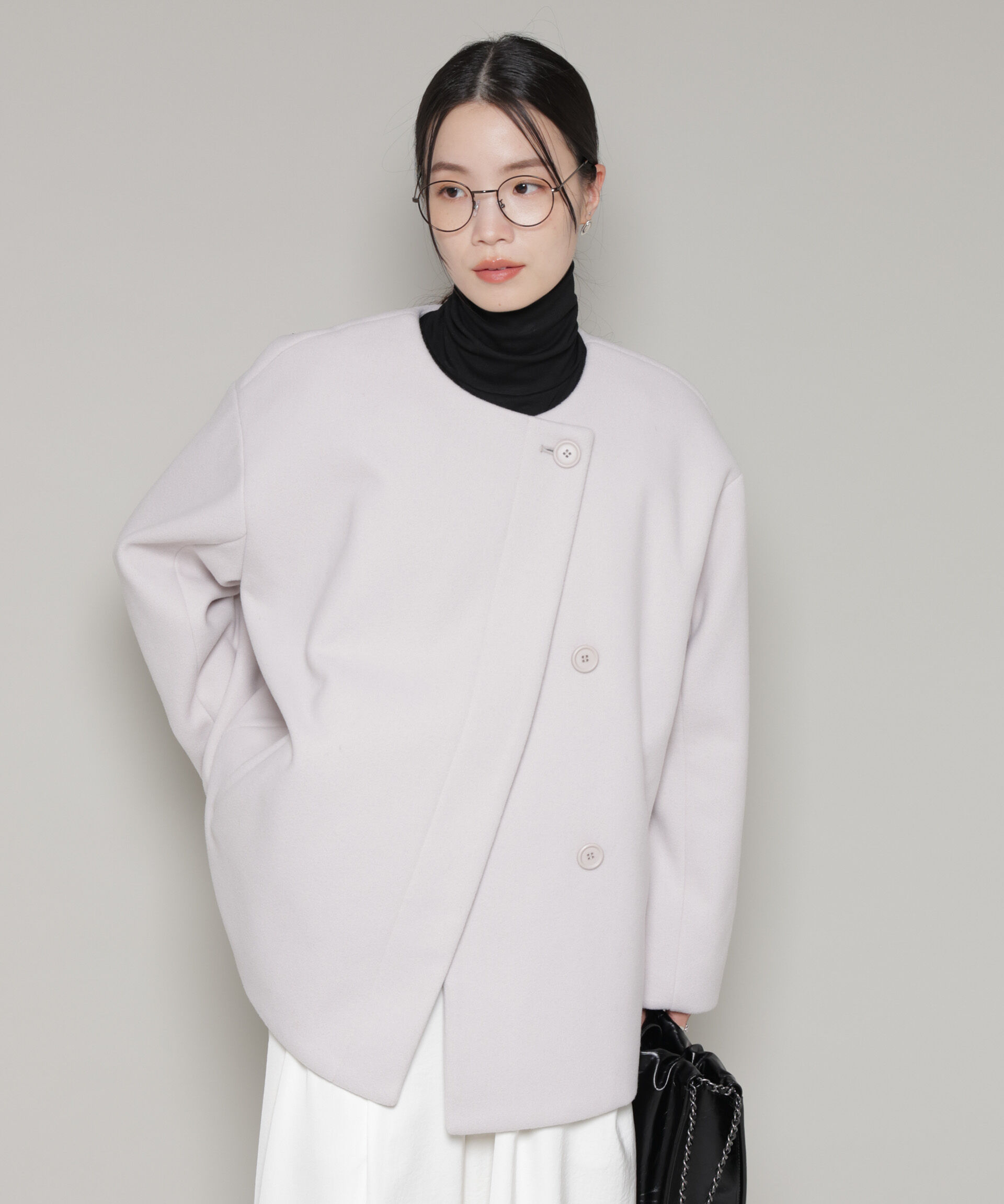 nano･universe「ノーカラーミドルコート」|その他|