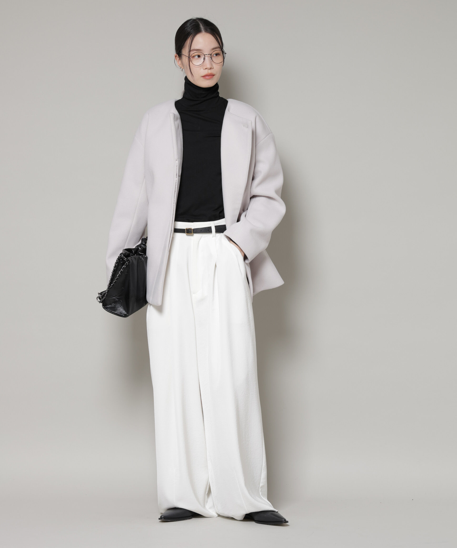 nano･universe「ノーカラーミドルコート」|その他|