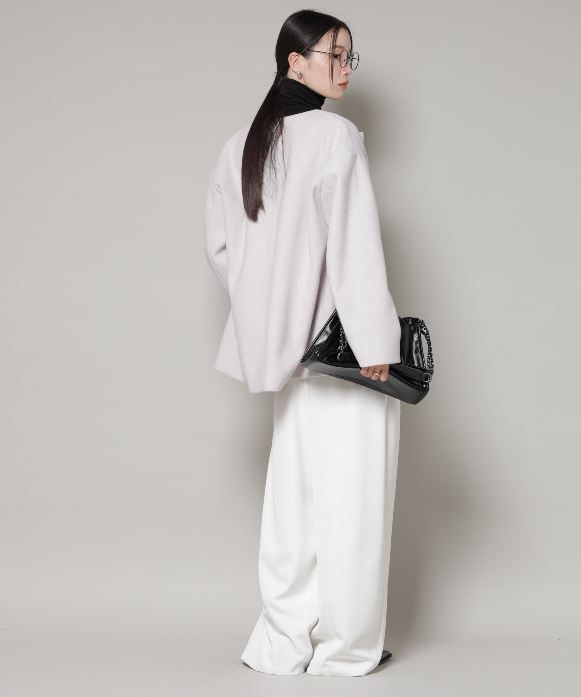 nano･universe「ノーカラーミドルコート」|その他|