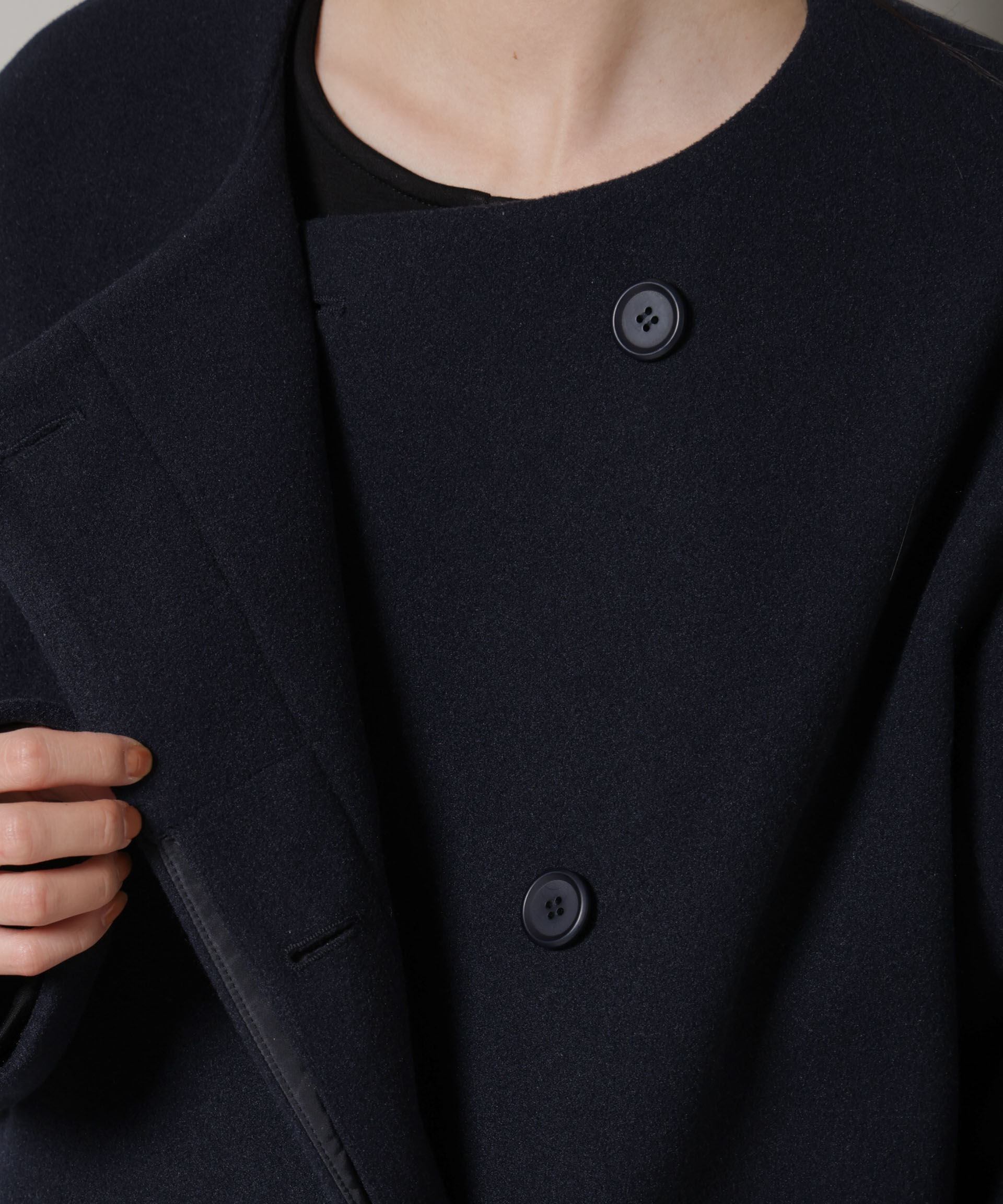 nano･universe「ノーカラーミドルコート」|その他|