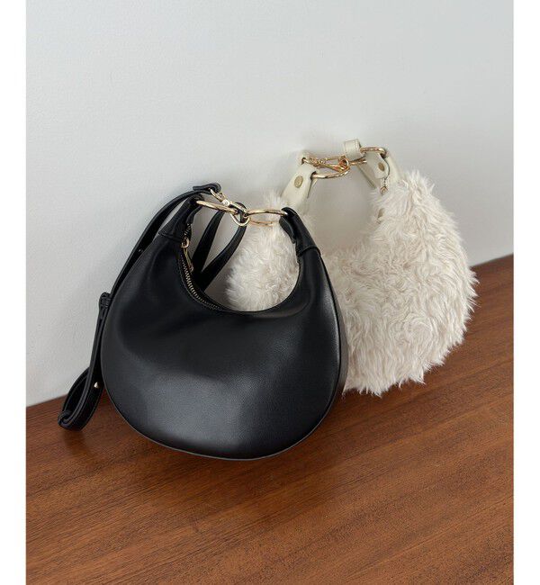 組曲「【加藤ローサさん着用】キャットショルダー バッグ」|ショルダー・メッセンジャー|アイボリー系