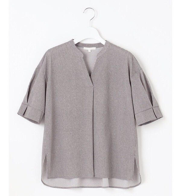 自由区「【WEB限定・洗える】トリコットジャージー カットソー」|シャツ・ブラウス|