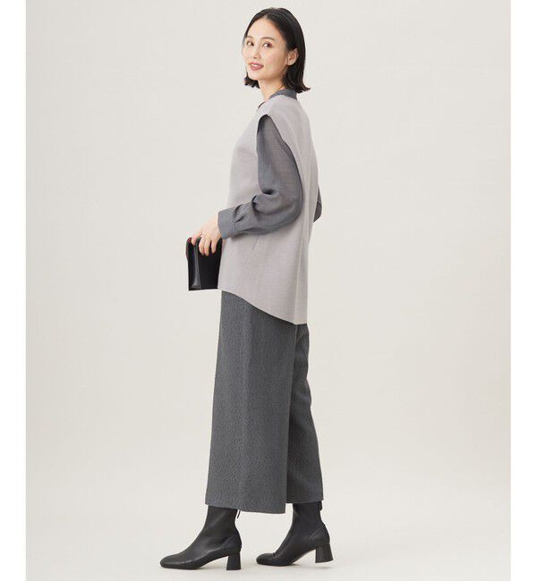 自由区「【セットアップ対応・洗える】ウールミラノニット ベスト」|ベスト・ジレ|