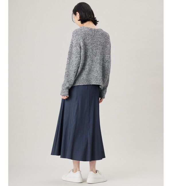 自由区「【洗える】ラメブークレ ニット」|ニット・セーター|