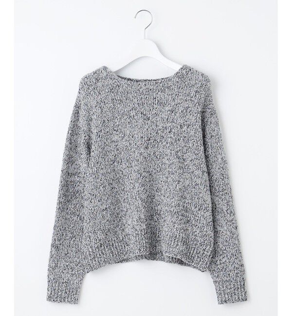 自由区「【洗える】ラメブークレ ニット」|ニット・セーター|