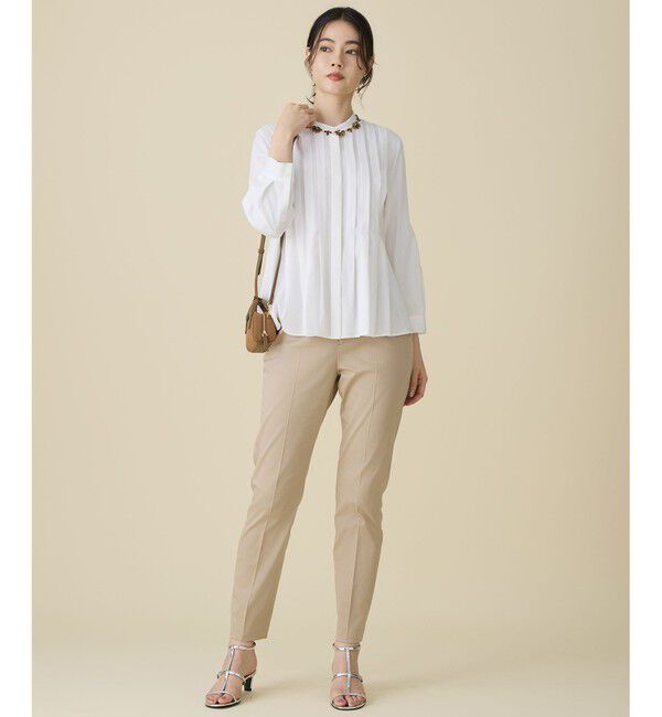 自由区「【カタログ掲載・定番人気・新色追加】コットンサテンテーパード パンツ」|その他|