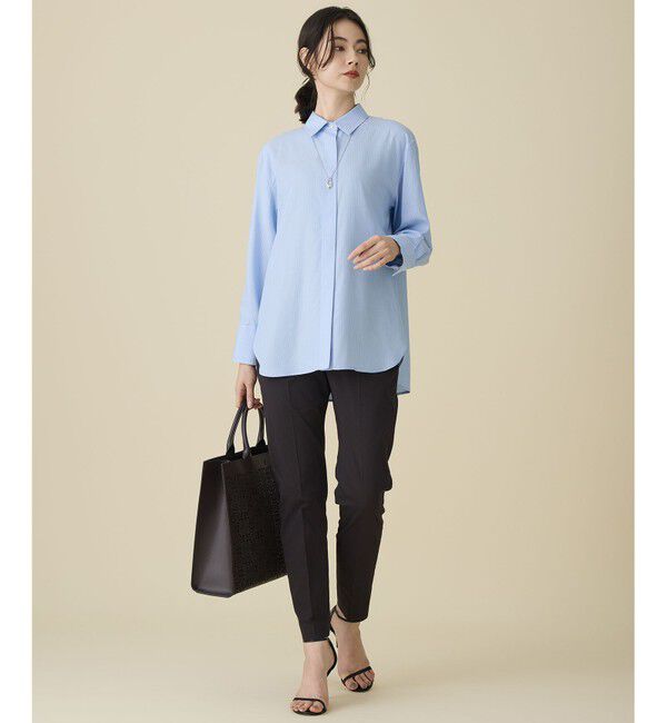 自由区「【カタログ掲載・定番人気・新色追加】コットンサテンテーパード パンツ」|その他|