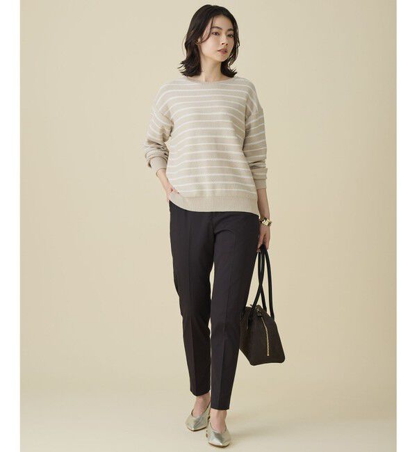 自由区「【カタログ掲載・定番人気・新色追加】コットンサテンテーパード パンツ」|その他|