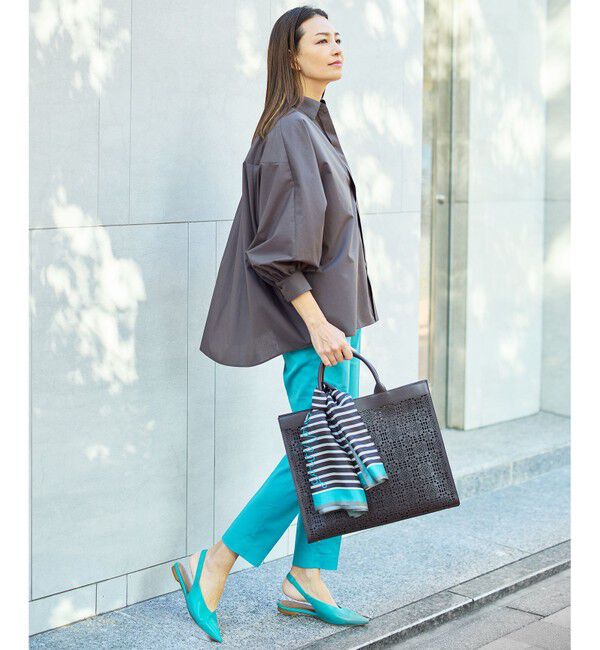 自由区「【カタログ掲載・定番人気・新色追加】コットンサテンテーパード パンツ」|その他|