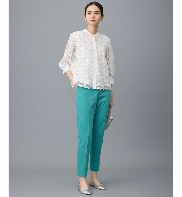 自由区「【カタログ掲載・定番人気・新色追加】コットンサテンテーパード パンツ」|その他|