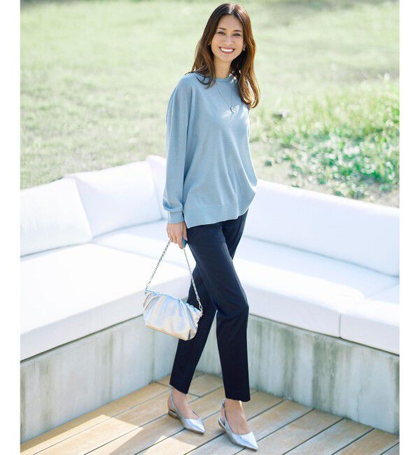 自由区「【カタログ掲載・定番人気・新色追加】コットンサテンテーパード パンツ」|その他|