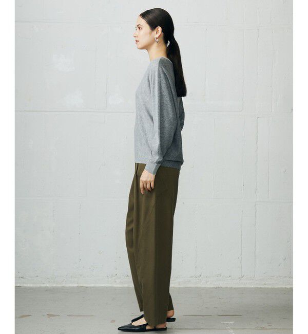 自由区「【カタログ掲載】ファインウールカシミヤドルマンシルエット ニット」|ニット・セーター|