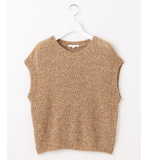 自由区「【カタログ掲載】ラメファンシーツイードニット ベスト」|ベスト・ジレ|