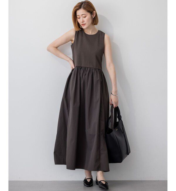 23区「【Oggi8月号掲載/洗える】ニットレイヤード ワンピース」|ワンピース|