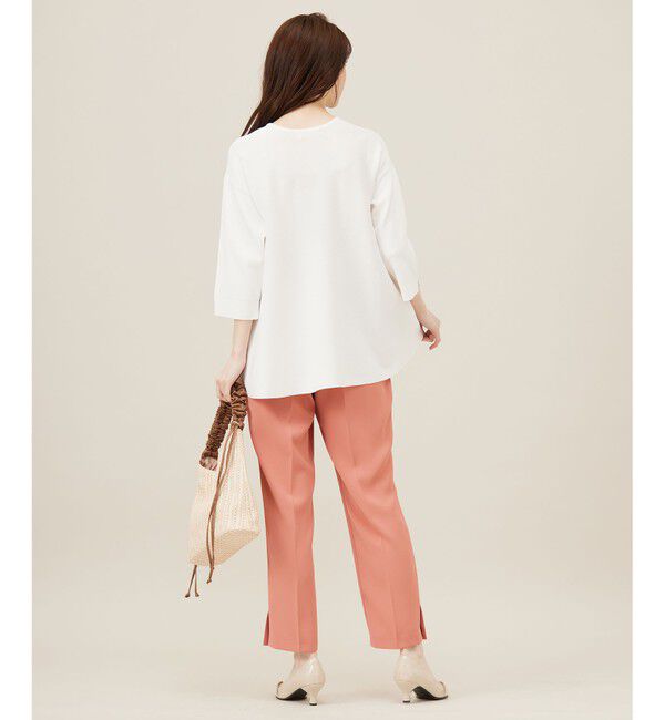 ANY SIS「【UVカット・洗える】フレアニット チュニック」|ニット・セーター|