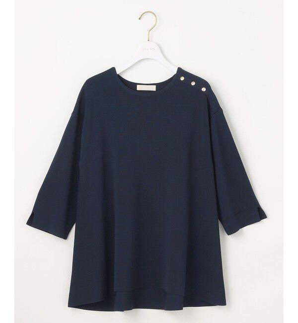 ANY SIS「【UVカット・洗える】フレアニット チュニック」|ニット・セーター|