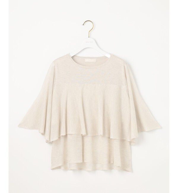 ANY SIS「【洗える】フリルシアー ニット」|ニット・セーター|