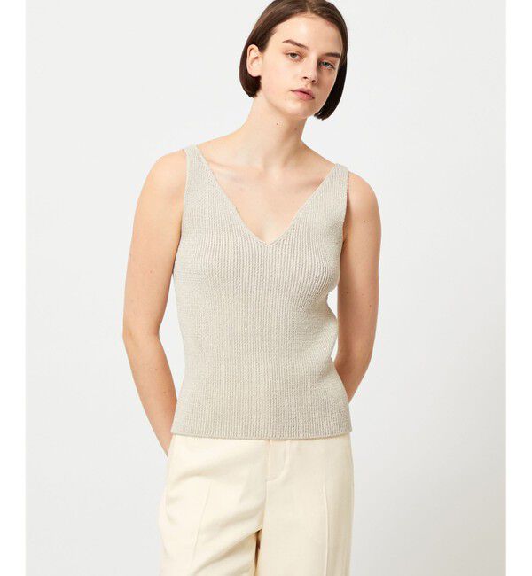 BEIGE,「COME / ニットトップス」|ニット・セーター|Flax