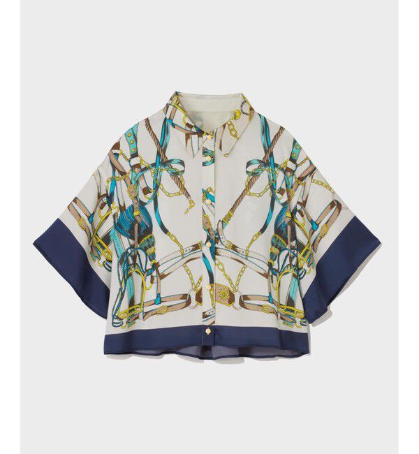 Grace Class「マリンスカーフプリントシャツ」|シャツ・ブラウス|