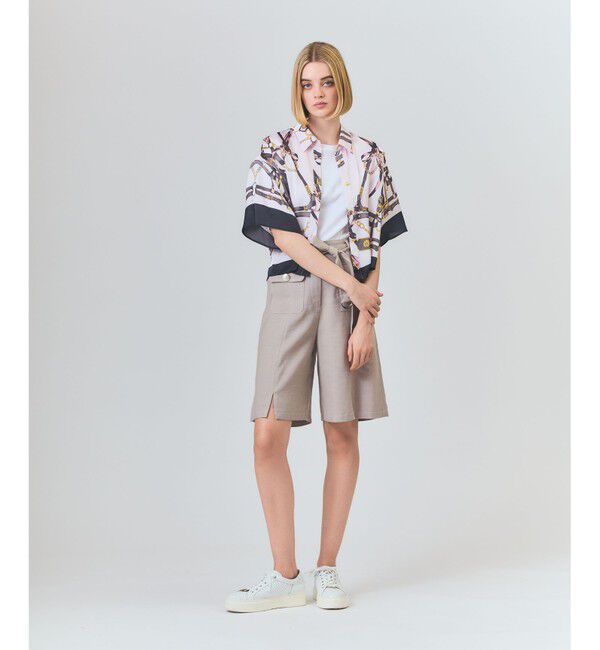 Grace Class「マリンスカーフプリントシャツ」|シャツ・ブラウス|