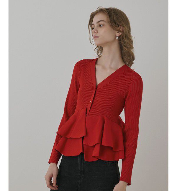 Diagram「ペプラムニットカーディガン」|カーディガン|