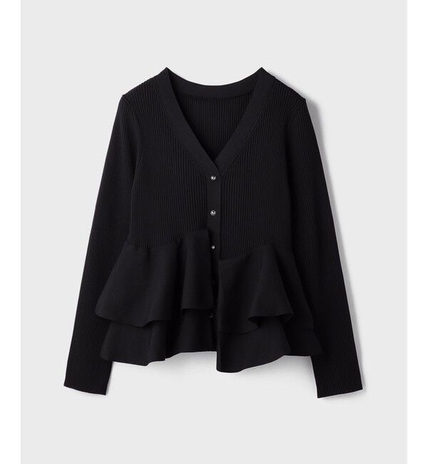 Diagram「ペプラムニットカーディガン」|カーディガン|