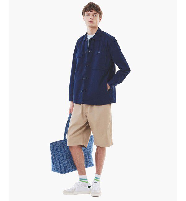 LACOSTE「コットンツイルワークシャツジャケット」|シャツ・ブラウス|