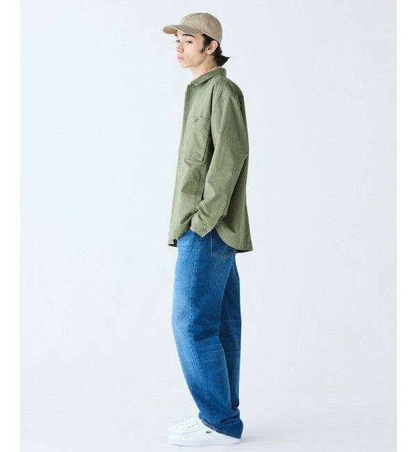 LACOSTE「コットンツイルワークシャツジャケット」|シャツ・ブラウス|