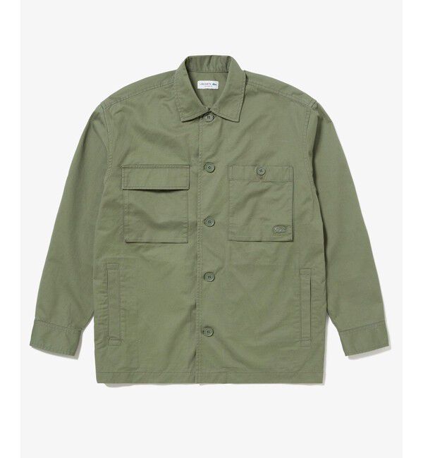 LACOSTE「コットンツイルワークシャツジャケット」|シャツ・ブラウス|