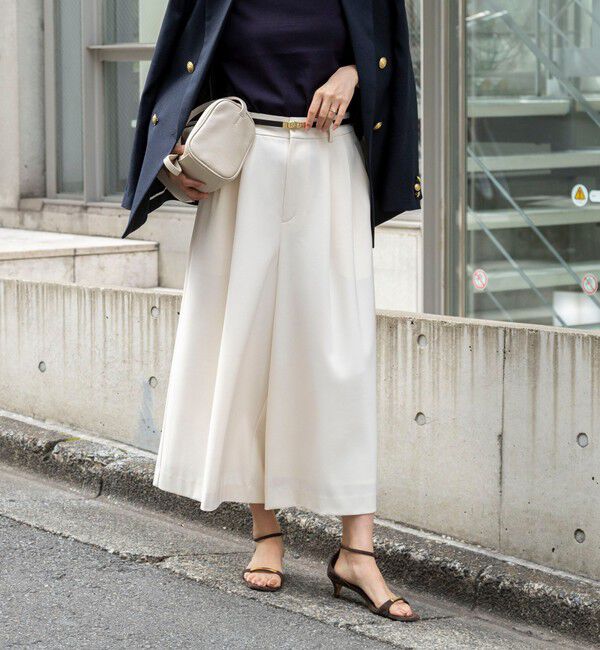 NOLLEY'S「ウォッシャブルクロップドワイドツイルパンツ」|その他|