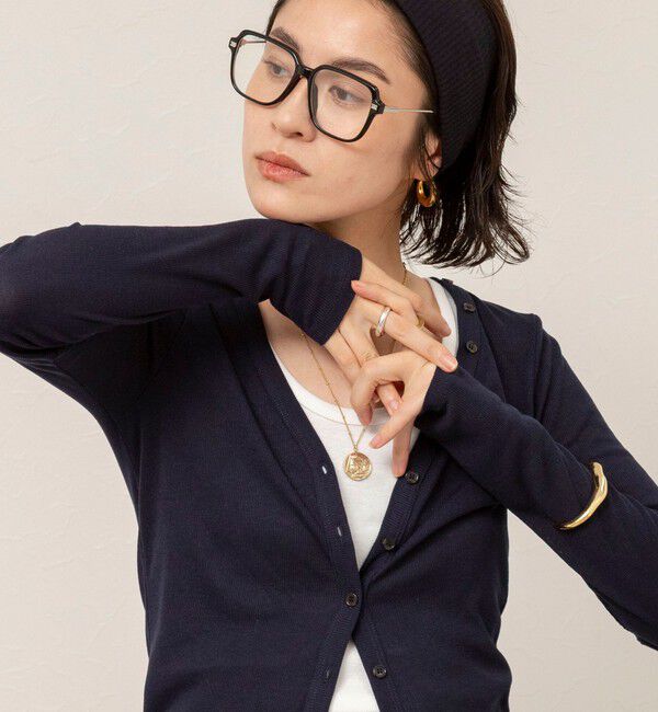 MAQWEL「【MAQWEL/マクウェル】ウォッシャブルリブカーディガン」|カーディガン|