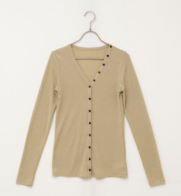MAQWEL「【MAQWEL/マクウェル】ウォッシャブルリブカーディガン」|カーディガン|