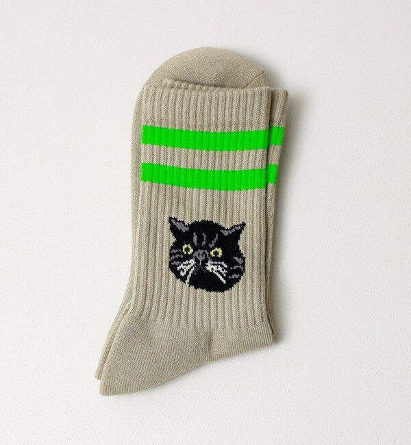 GLOSTER「【ROSTER SOX/ロスターソックス】CAT」|ソックス|グリーン系その他