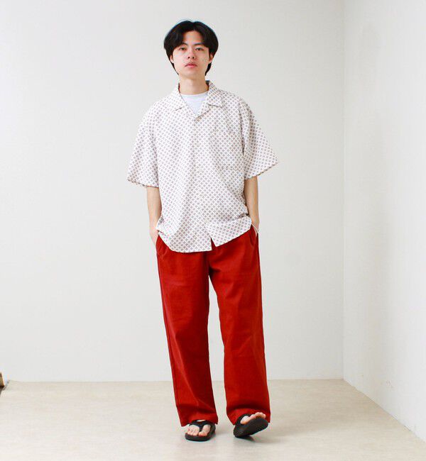 GLOSTER「【選べる6柄】オールオーバーパターン 半袖オープンカラーシャツ」|シャツ・ブラウス|